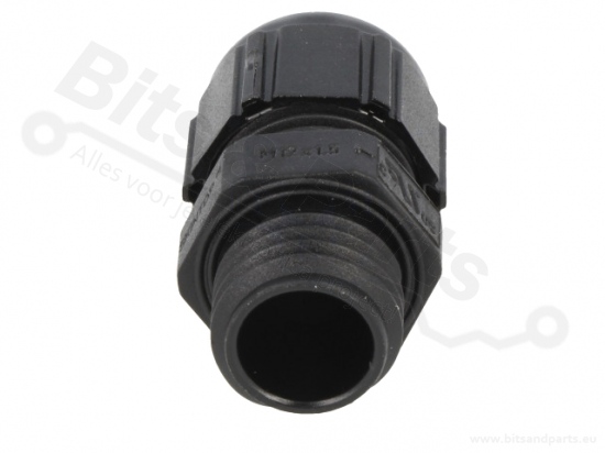 Kabelwartel 1-5mm M12 IP68 water-/stofdicht zwart